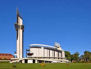 Sanctuary of Divine Mercy in Lagiewniki, Krakow, Poland. Sacred by pope John Paul II